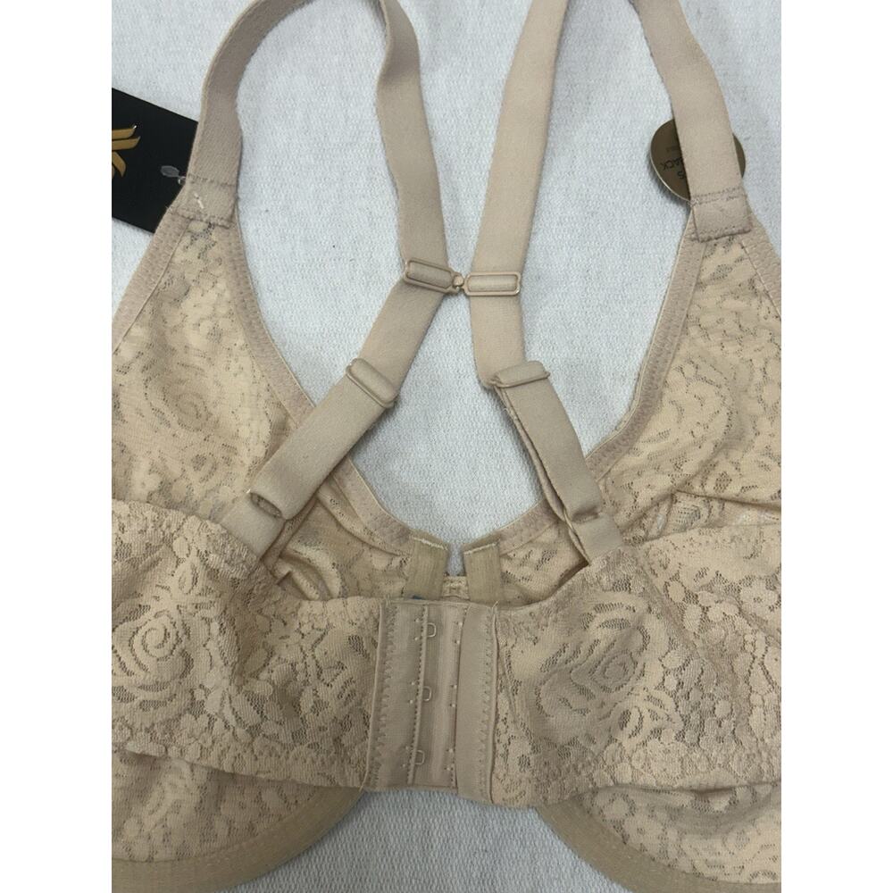 New WACOAL 851205 Halo Lace Underwire Bra 40D Sand Nude NWT - Picture 6 of 8